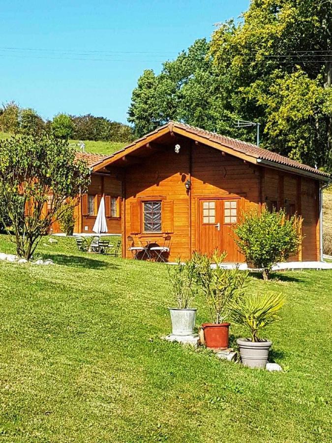 Chalet Charmant A Dausse Avec Piscine Et Jardin Exterior foto